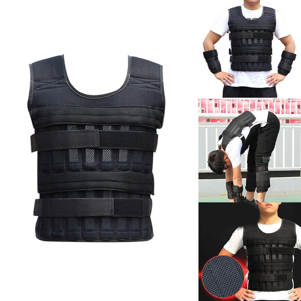 Running Sport Dragende Vest Lood Blok Zandzak Onzichtbare Fitness Training Verergerd Apparatuur Vest Aanpassing S Been Y1J5