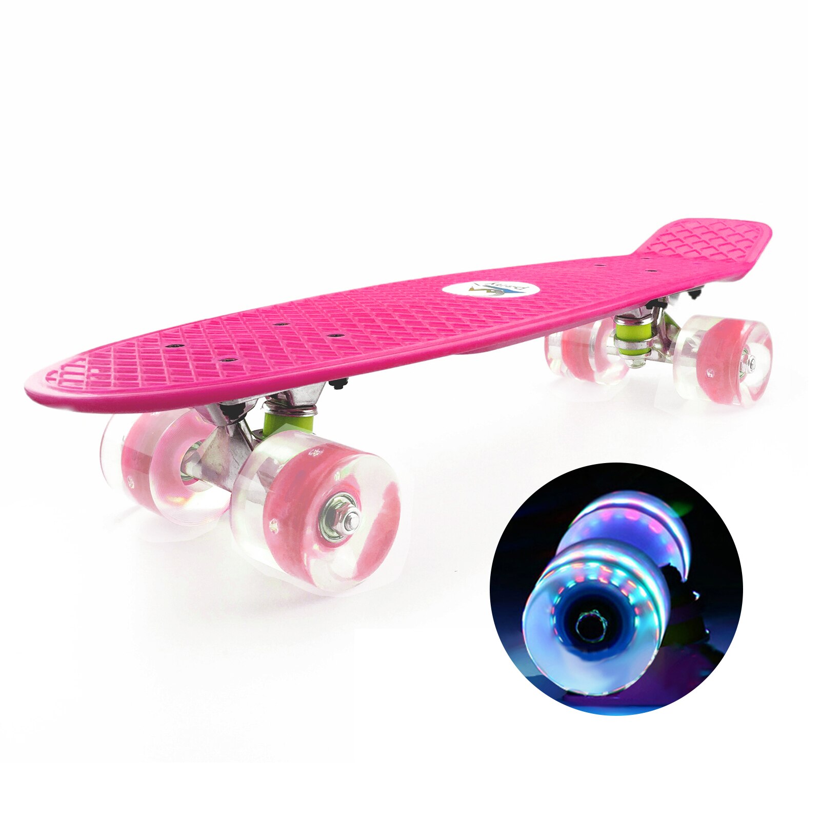 22 &#39;&#39;Skateboard mit Farbige LED Räder Blinkende Räder Skateboard Für freundlicher Jungen und Mädchen
