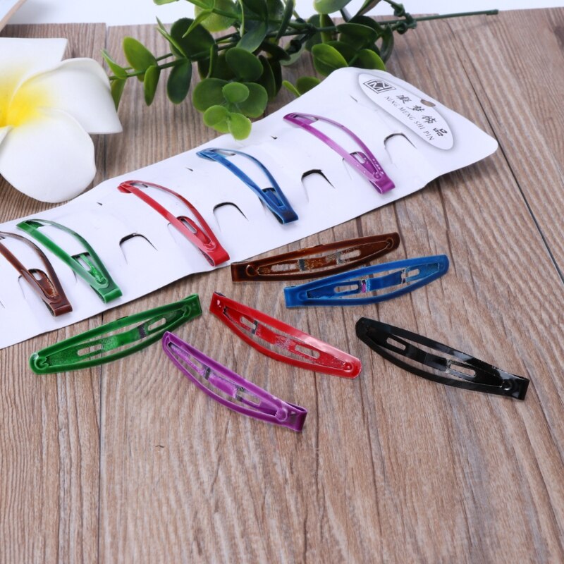 12 Stks/partij Kids Haarspeldjes Kleurrijke Metalen Haar Clips Meisjes Mooie Haarspelden Metalen Voor Kids