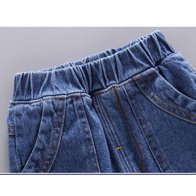 Children Boys Winter Thick Denim Pants Baby Boys Casual Good Velvet Warm Jeans Pants 1-6 Years #068