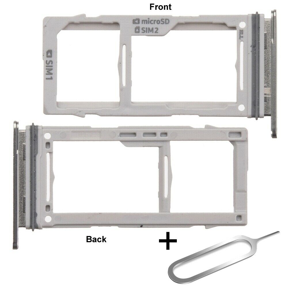 Para samsung galaxy s10 s10 + s10 plus g973 g975 g973f g975f leitor de cartão sim titular bandeja slot adaptador parte único