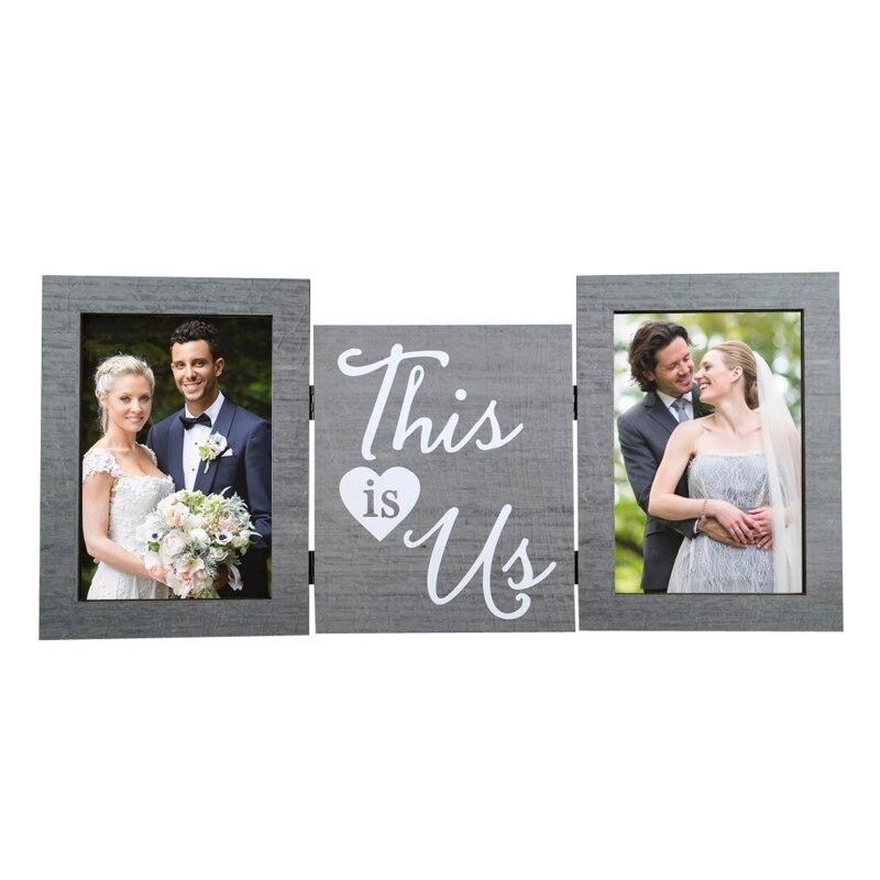 Couple Picture Frame Boyfriend Girlfriend Romantic Picture Frame Wedding for Engaged Couples Desk Decor: JM00671