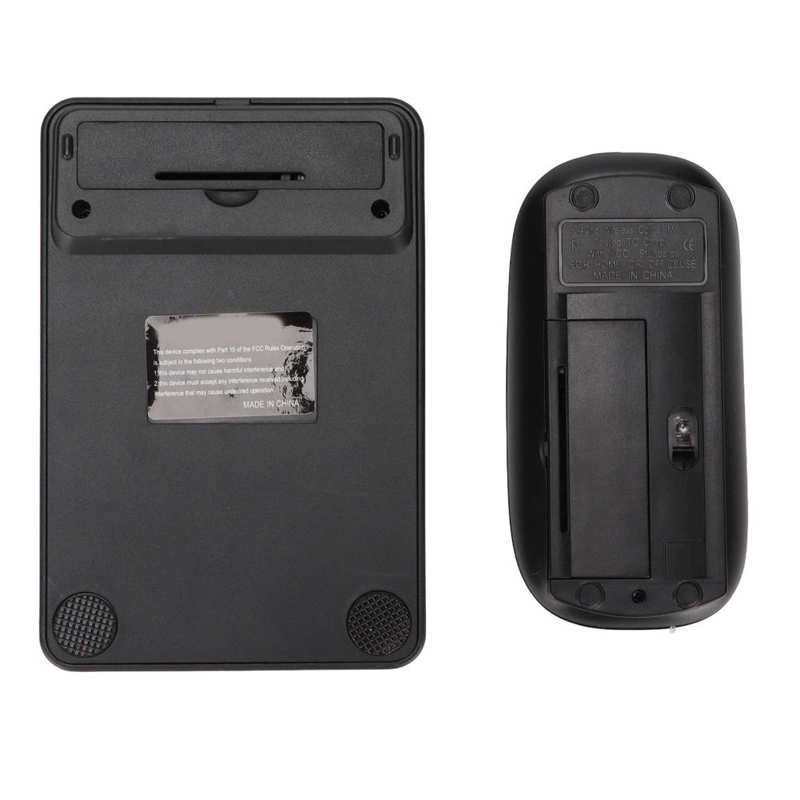 Wireless Digital Keyboard with Mouse Kit Portable Ultra-thin 2.4G Wireless Number Pad 1200dpi Mouse for Home Office Laptop PC