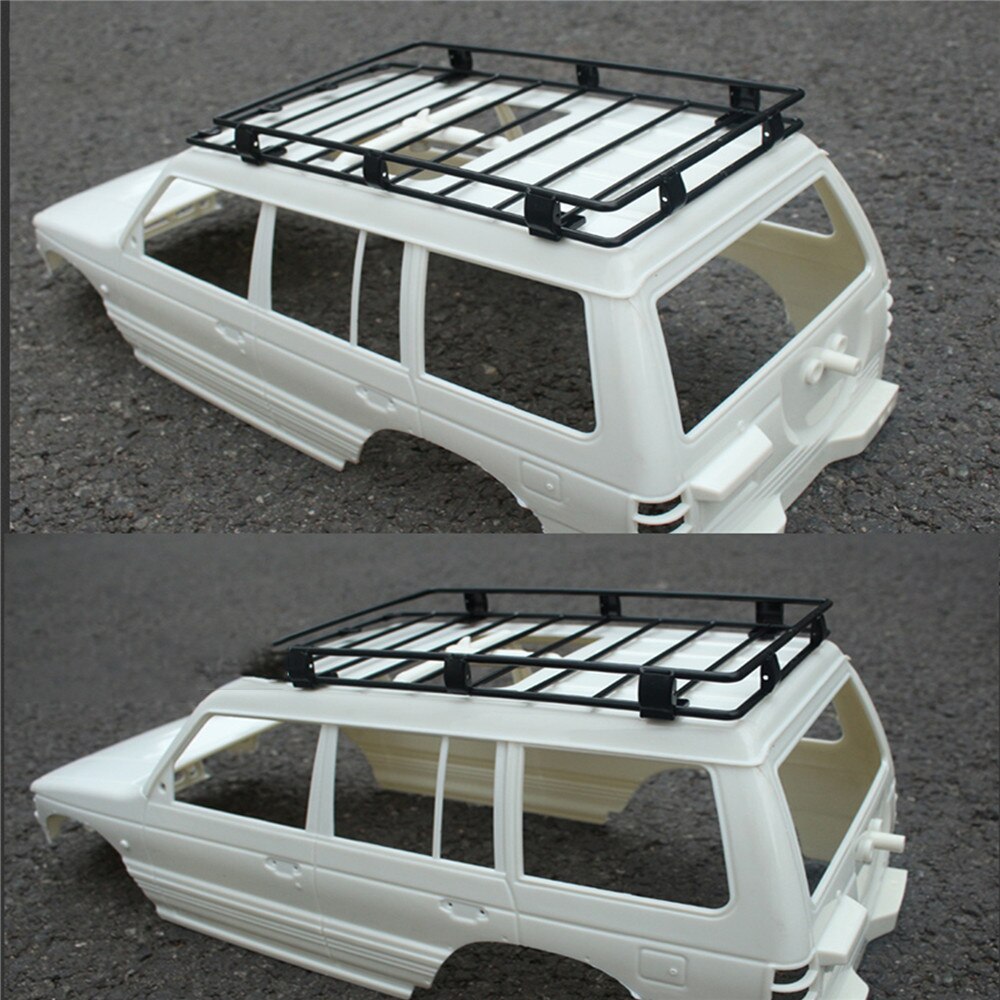 Metalen Opslag Bagagerek Dak Top Opslag Exterieur Carrier Voor 1/10 Wrangler Pajero Land Cruiser Rc Crawler Auto Accessoires