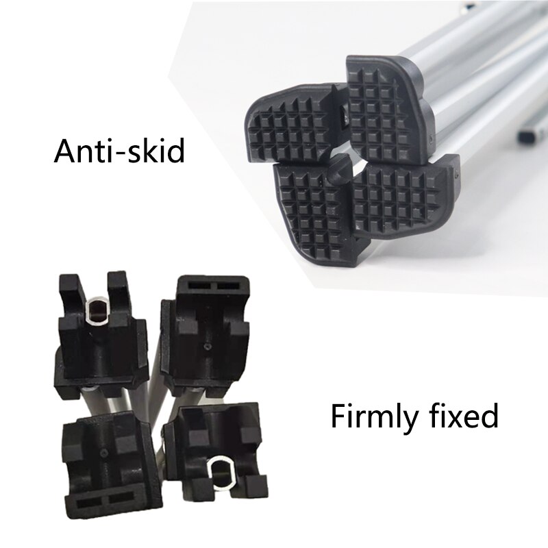 Foldable Camping Table Portable Metal Camping Dining Table Lightweight Small Aluminum Table with Carrying Bag for Picnic