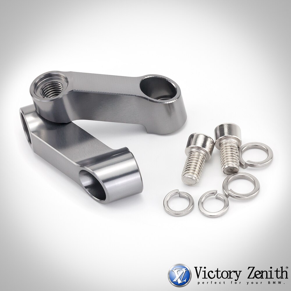 Adaptador de extensión espaciador para espejo elevador, extensores, espaciador, para BMW F 800R F900 R F900XR K1200R Sport K 1300R R1200R LC R1250R F900R: Gris
