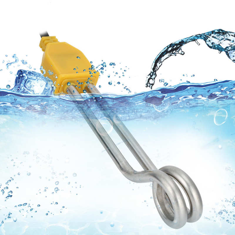 600W Portable Electric Immersion Water Heater Boiler for Heating Bathtub Pond Barrel 1m Water Heater