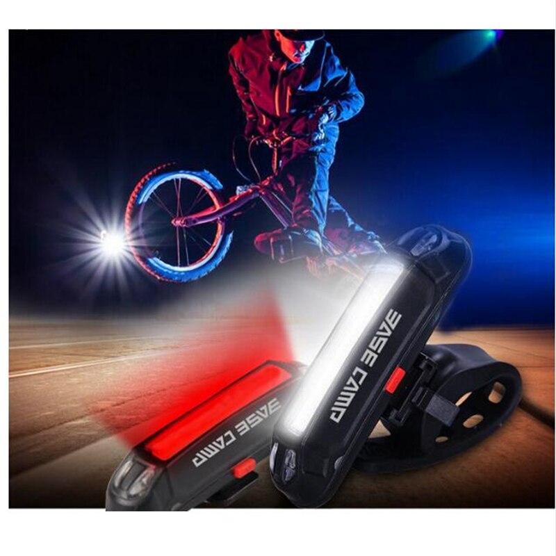 Basecamp Draagbare Oplaadbare Led Usb Mountainbike Achterlicht Achterlicht Mtb Veiligheidswaarschuwing Fiets Achterlicht Fiets Licht