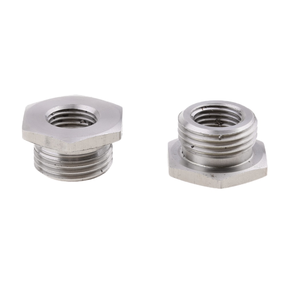 Stainless Reduce O2 Sensor Port Bungs Plug Adapters 18mm To 12mm For