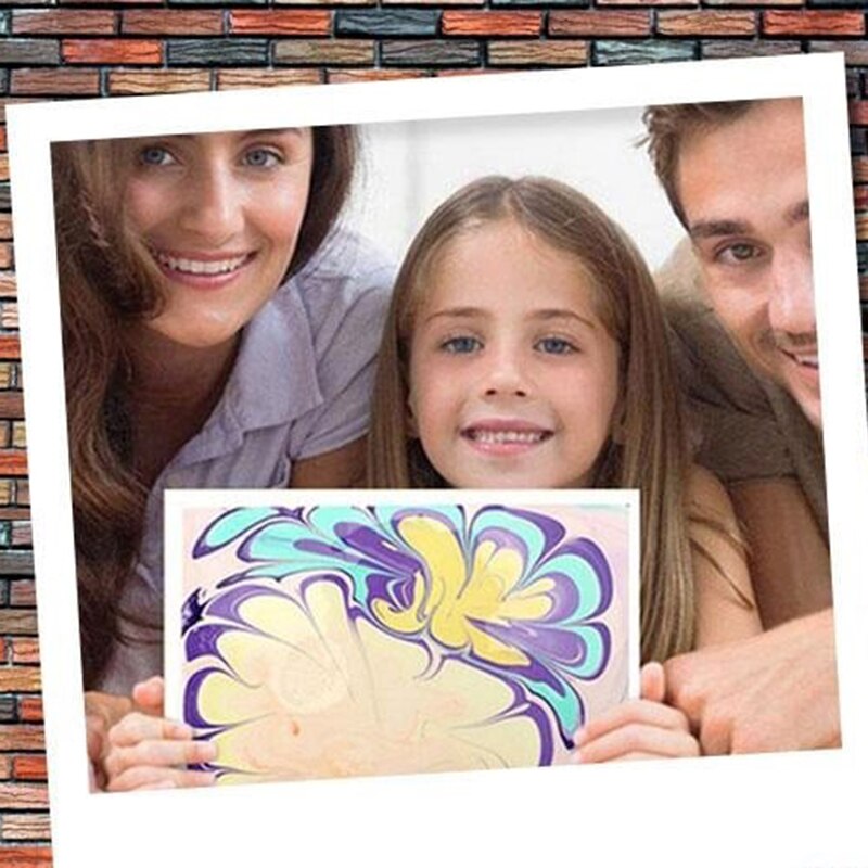 Juego de pintura con marquesina por transferencia de agua hidrográfica, Kit de herramientas de dibujo, artistas, amantes de la artesanía, bricolaje, creatividad para niños