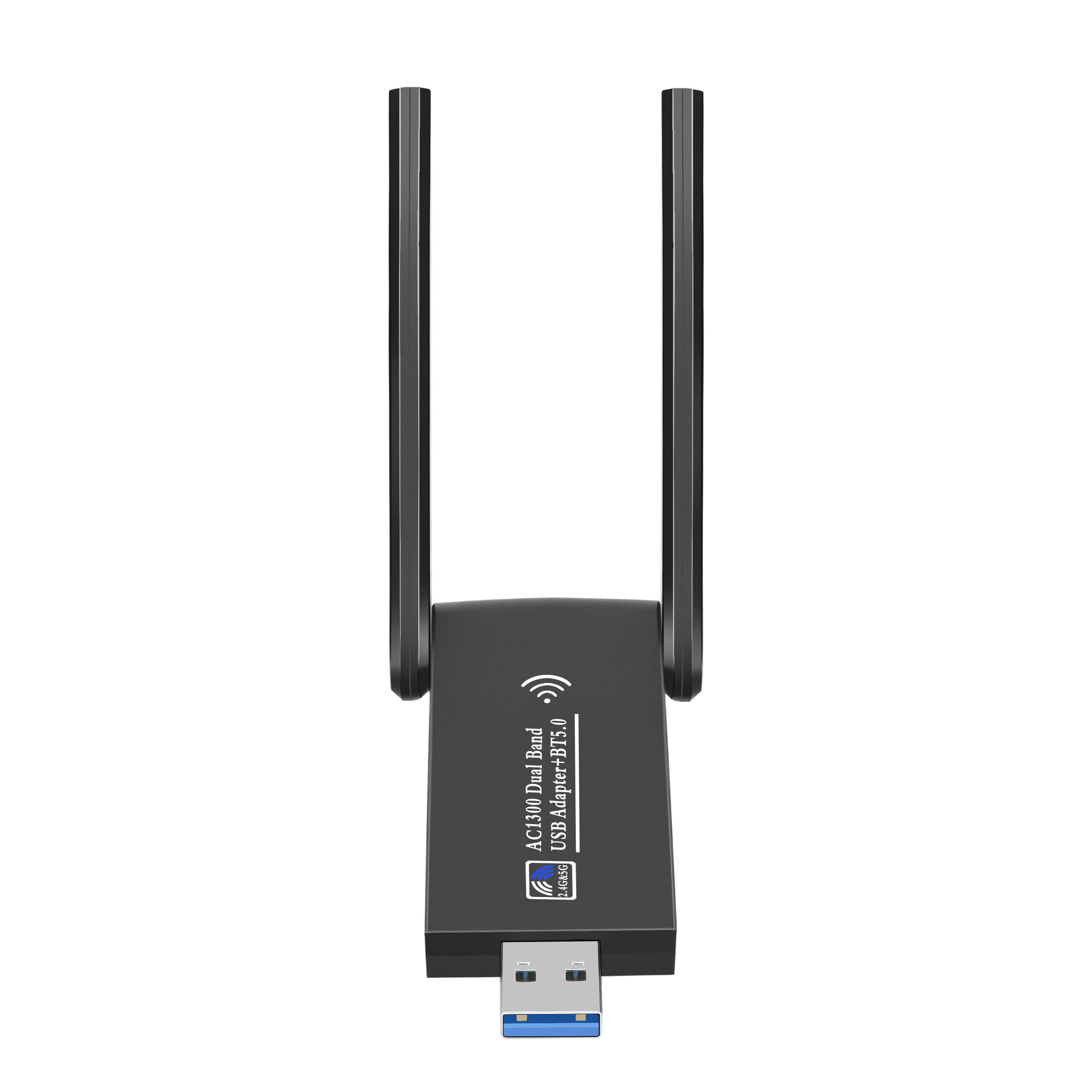 3.0 USB WIFI 1300mbps Bluetooth Dual Band Wireless Network Card AC1300 with Antenna For Laptop PC Mini Dongle