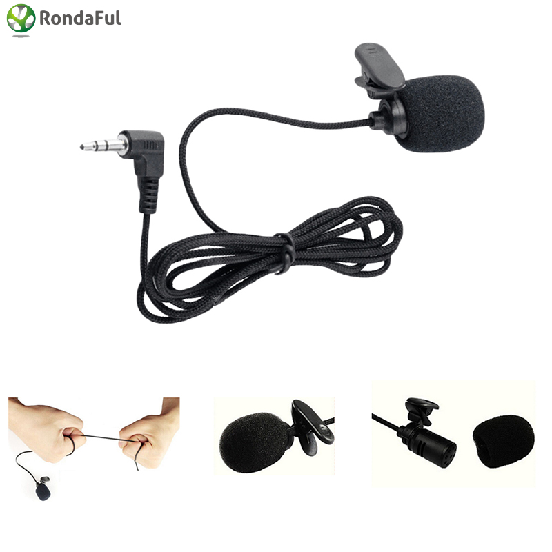Universal Portable 3.5mm Mini Wired Headset Microphone Lavalier microphone for Lecture Teaching Conference Guide Studio Mic