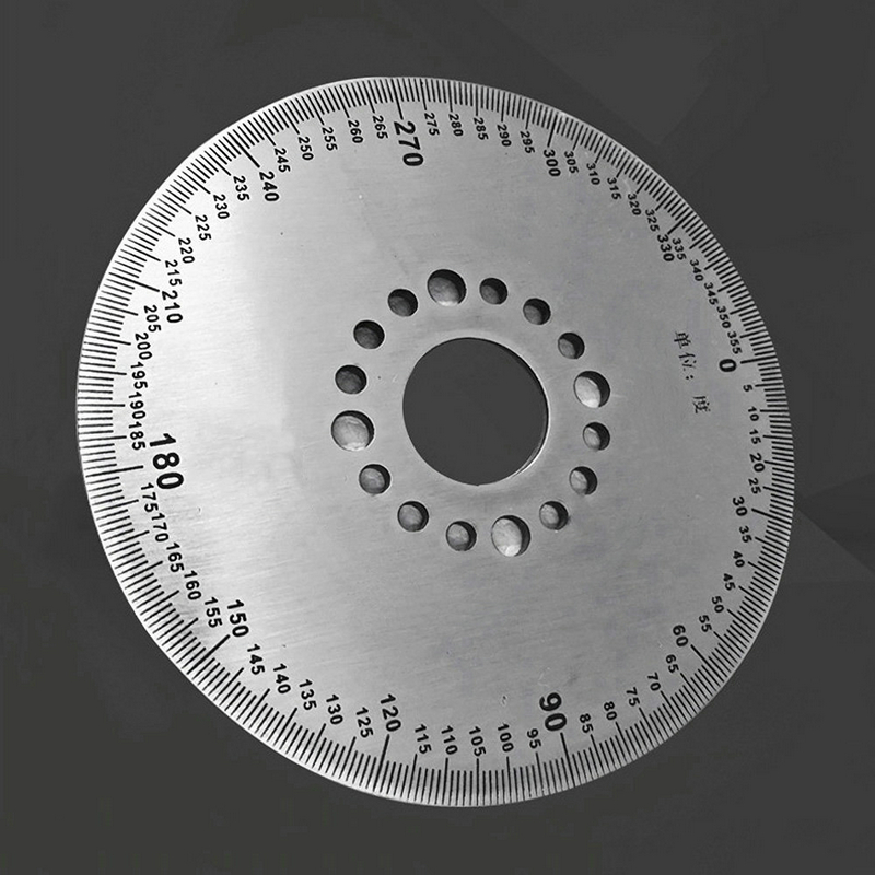 Diy diameter 70/100mm urtavla skala identifiering urtavla grader graderad cirkel skivgradskiva för maskinmätverktyg
