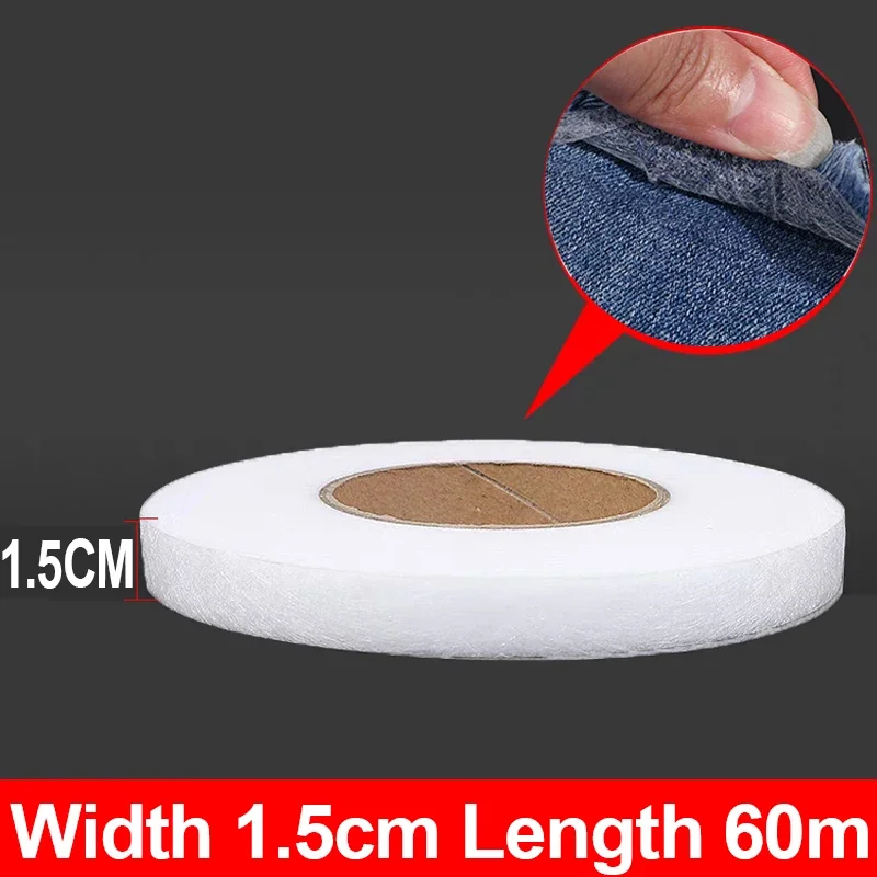 Dubbelzijdig Niet-geweven Broek Zoom Tape Zelfklevende Rand Verkort Plakken Tapes Diy Kleding Gordijnen Repareren Naaien accessoires: M / Grey