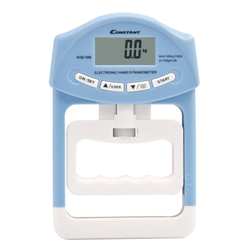 Grip Strength Meter Grip Strength Meter Digital Hand Dynamometer Measuring Hand Grip Exerciser Strengthener 300Lb: Blue