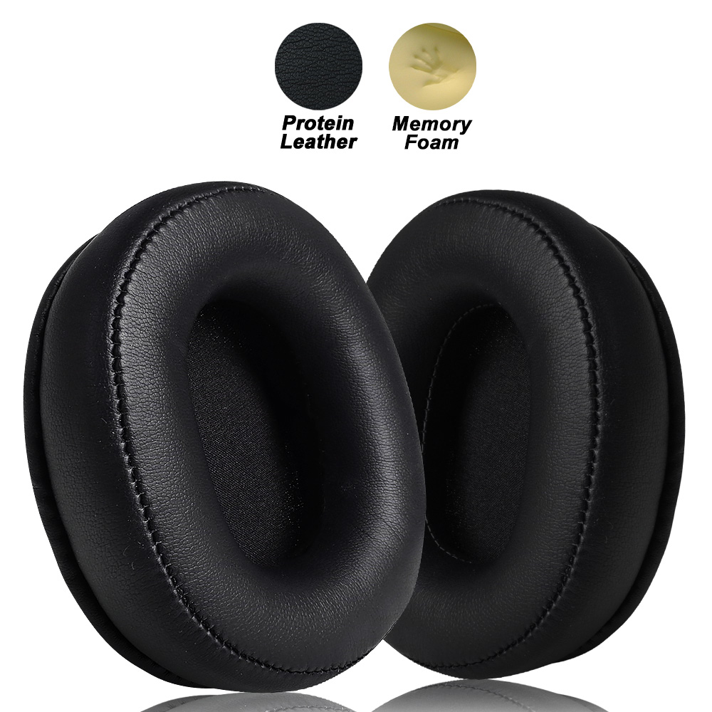 Almohadillas para auriculares OneOdio A70 A71, almohadillas de repuesto para auriculares, orejeras, tela de malla suave, cubiertas para memoria, proteína de esponja: Gris claro