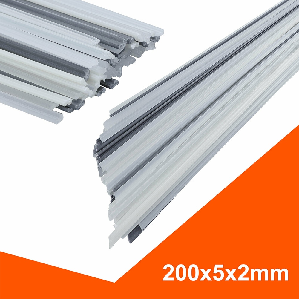 50pcs Car Bumper Plastic Welding Rod Multipurpose Accessories Tasteless Practical Easy Apply DIY 7.9inch Soldering Sticks