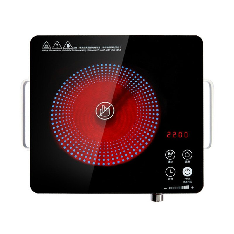 Electrical Magnetic Waterproof Induction Cooker Hob Oven Pot Stove With Timer Ceramic Heating Furnace Cooktop Plate EU