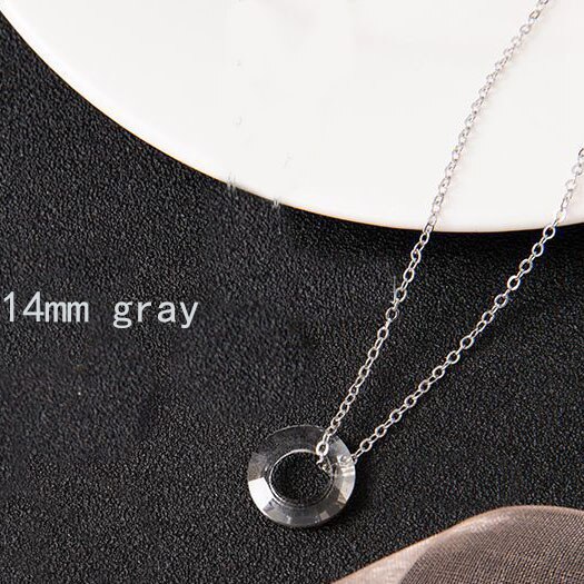 Tian Guan Ci Fu Ketting Vrouw Hemel Ambtenaren Zegen Kettingen Man Ronde Hanger Dames Lady Sieraden Collier: 14 mm grey