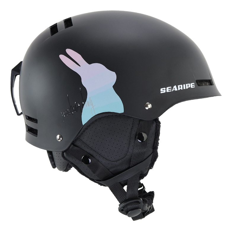 Searipr Licht Ski Helm Snowoard Apparatuur Beschermende Kleding Mannen Vrouwen Draagbare Warm Sterke Sneeuw Outdoor Sport Helm: F / M