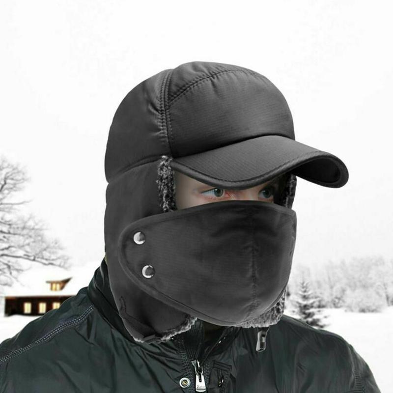 Winter warm Face Mask Men Winter Aviator Fudd Trooper Bomber Hood Hat Elmer Ear Flap Cap Ski Mask H5M6