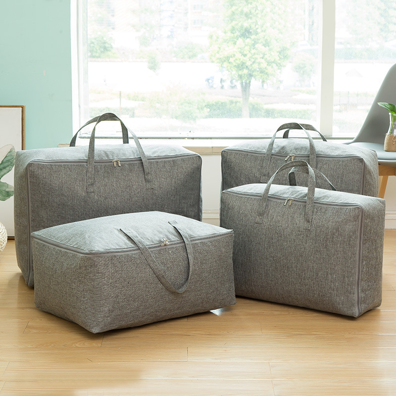 Draagbare Quilt Kleding Sorteren Opbergtas Deken Closet Trui Organisator Doos Met Handvat Anti-Dust Pack Container