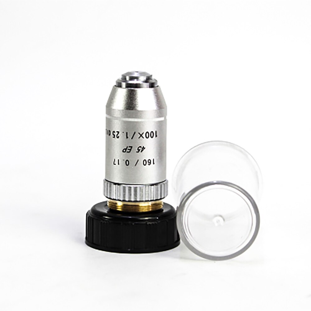 4X/10X/20X/40X/100X Semi-plan Achromatic Objective Lens 195 mm Conjugate Distance for Biological Microscope 160/0.17 45EP
