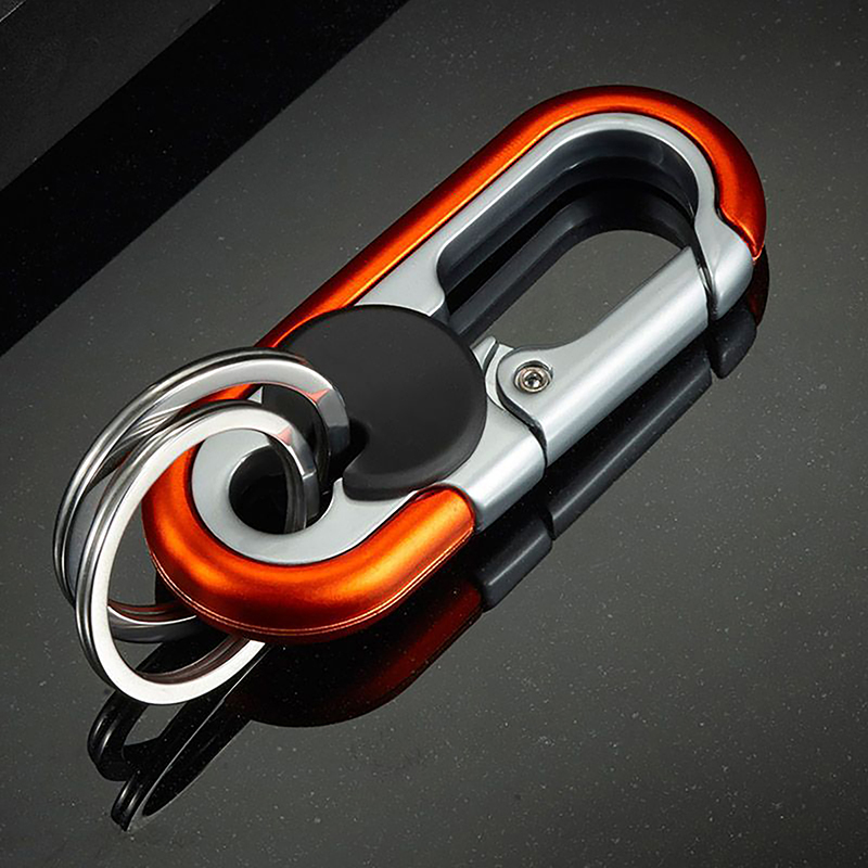 Chaveiro de carro criativo porta-chaves masculino moda acampamento escalada metal chaveiro estilo do carro auto chaveiro acessórios
