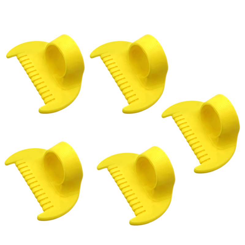 1-5 Stück DIY Handnähhilfen Handnähhilfe NäHenne Fingerhut Fingerschutz Einfache Nähwerkzeuge für Anfänger und Senioren NäHenne: Elfenbein