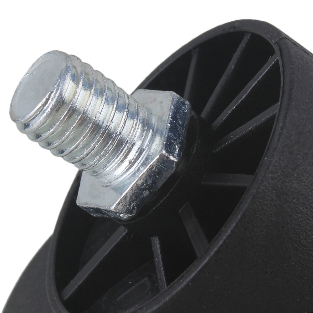 50mm Furniture Office Chair Swivel Universal Caster Wheels Stainless Steel Screw Thread Stem Sofa Bed Goods Shelf Storage Rack