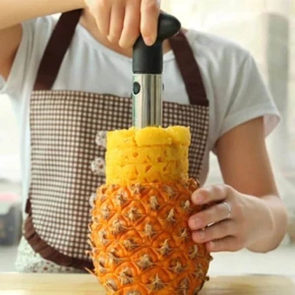 Ananas Schneidemaschine Küche edelstahl Ananas schneiden obst messer Ananas schäler schnell schneiden Ananas messer scheibe