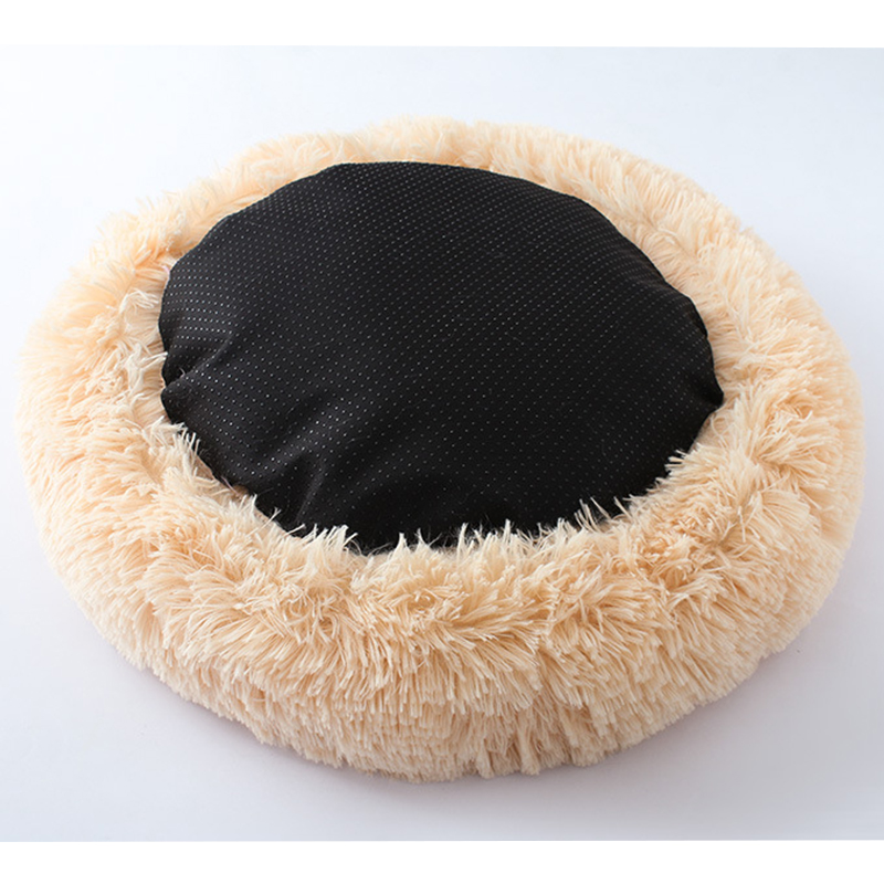 Pluche Huisdieren Ronde Hond Bed Matten Puppy Small Medium Honden Warm Chaise Longue Slapen Mand Hond Kat Ademend Kussen bedden