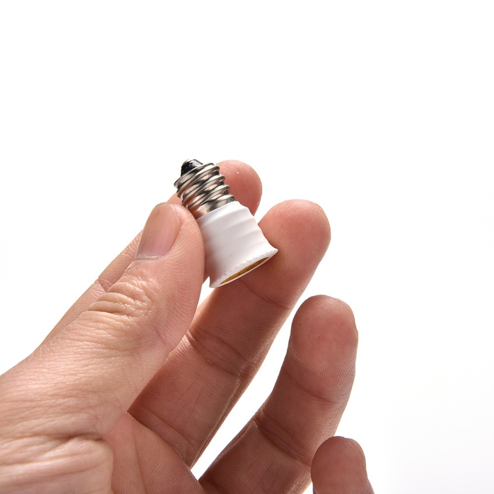 E12 To E14 Lamp Holder Converter Bulb Lamp Holder Adapter Socket Converter Light Base Candelabra Lamp Holder Converter