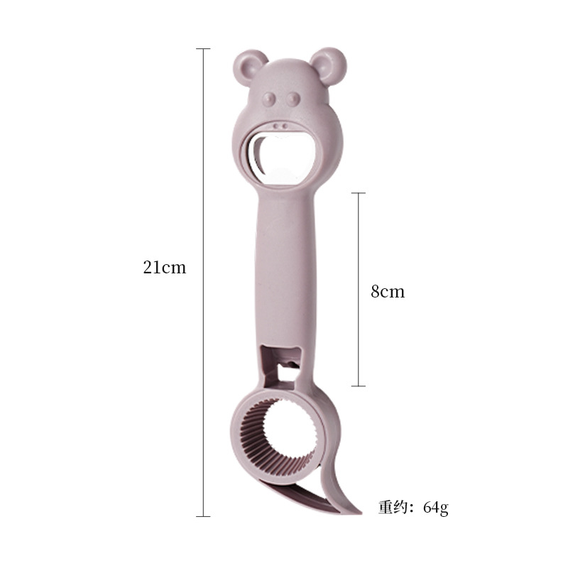 Multifunctional 4 In 1 Beer Bottle Opener Manual Bottle Corkscrew Home Cap Screwing Device Can Openers Kitchen Bar Tools Acces: C