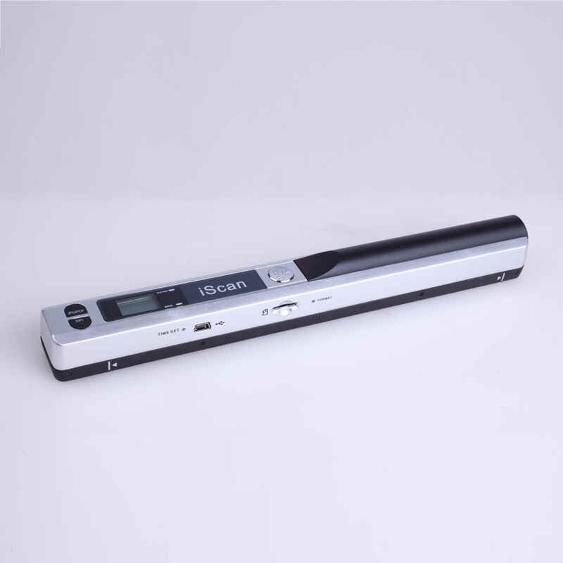 Scanner portatile portatile portatile per documenti immagine A4 Scanner manuale 900DPI usb 2.0 Scanner supporto formato JPG/PDF: Silver