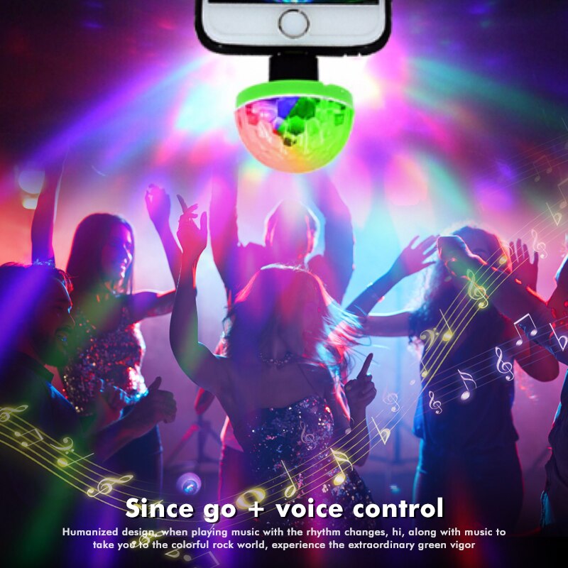 Mini USB FÜHRTE Disko Bühne Licht Tragbare Familie Party Magie Ball Bunte Licht Bar Verein Bühne Wirkung Lampe Für Handy, Mobiltelefon telefon