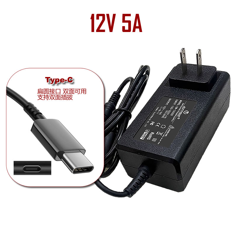 5V 2A 3A 5A 24V 2A 3A 12V 1A 2A 3A 5A 9V 2A 3A 19V 3.42A 65W PD USB C Power Supply Charger Adapter Type C Universal Tablet: black / UK