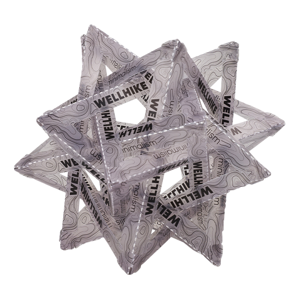 DIY Outdoor Ster Camping Licht Schaduw Waterdichte Sfeer Lamp Cover Slijtvaste Decoratieve Lantaarn Lampenkap (Geen lampen)