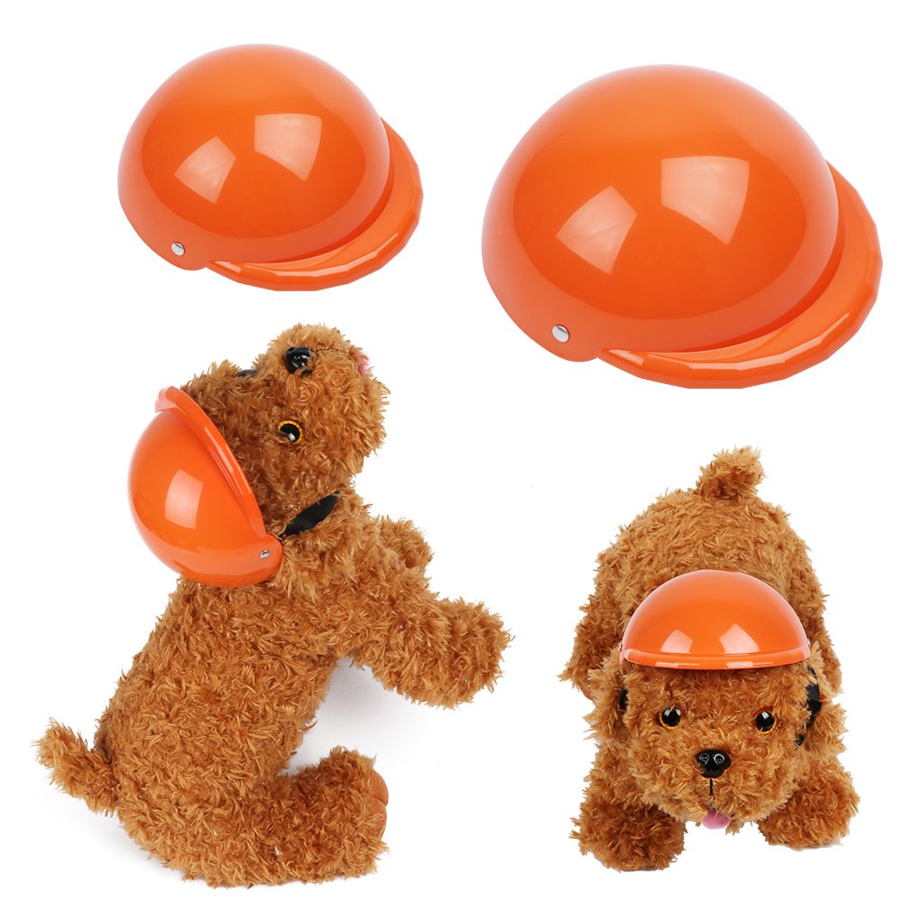 2022 Style Cute Pet Helmet Pet Protect Riding Cap Motorcycle Bike Doggie Helmet Cat Hat Pet Safety Suit Supplies