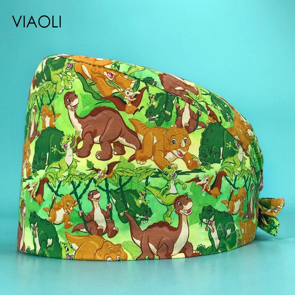 Casquette de travail en coton pour femmes, accessoire de soins infirmiers, réutilisable, anti-poussière de laboratoire: 22174
