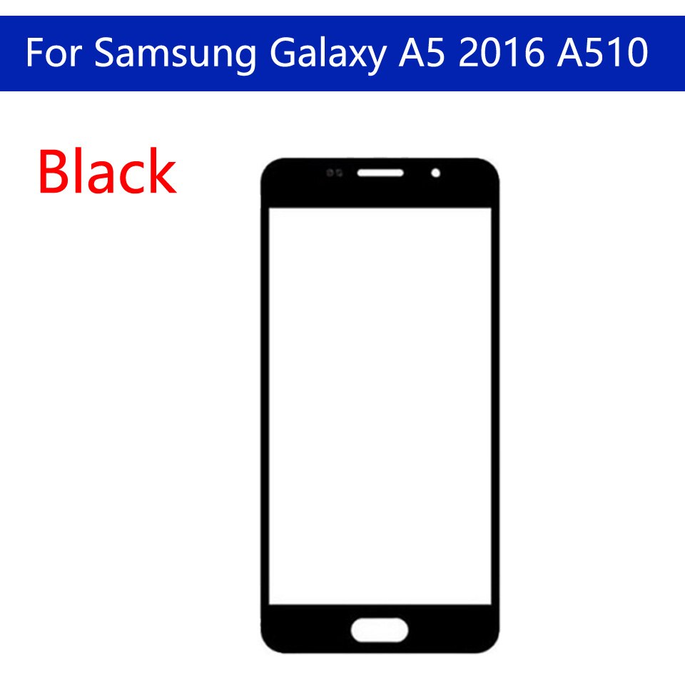 TouchScreen per Samsung Galaxy A5 2016 A510 Touch Screen pannello frontale lente in vetro esterno 5.2&quot;