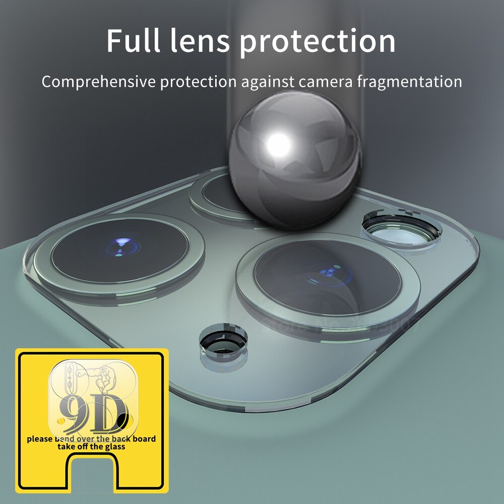 Volledige Cover Camera Lens Glas Voor Iphone 11 12 Pro Max Screen Protector Gehard Glas Voor Iphone 12 Mini Clear lens Cover Case