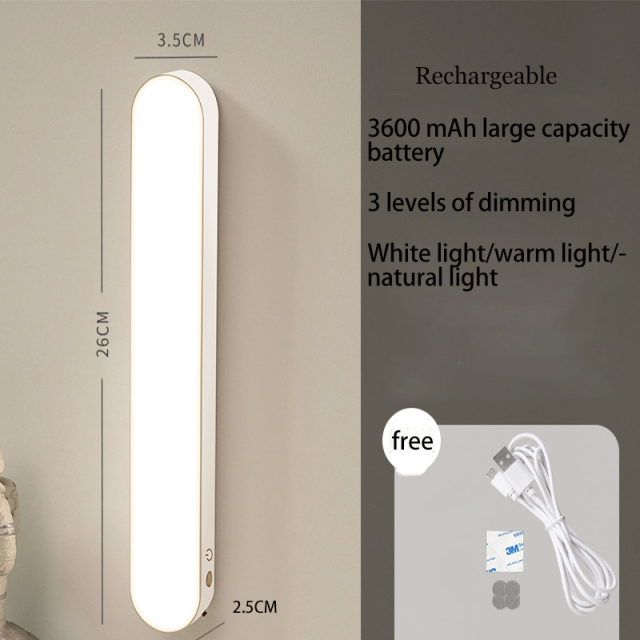 Bureaulamp Kantoor Studie Computer Led Verlichting Usb Oplaadbare Tafellamp Magnetische Afstandsbediening Beschermen Ogen Slaapkamer Night Lamp: USB charging