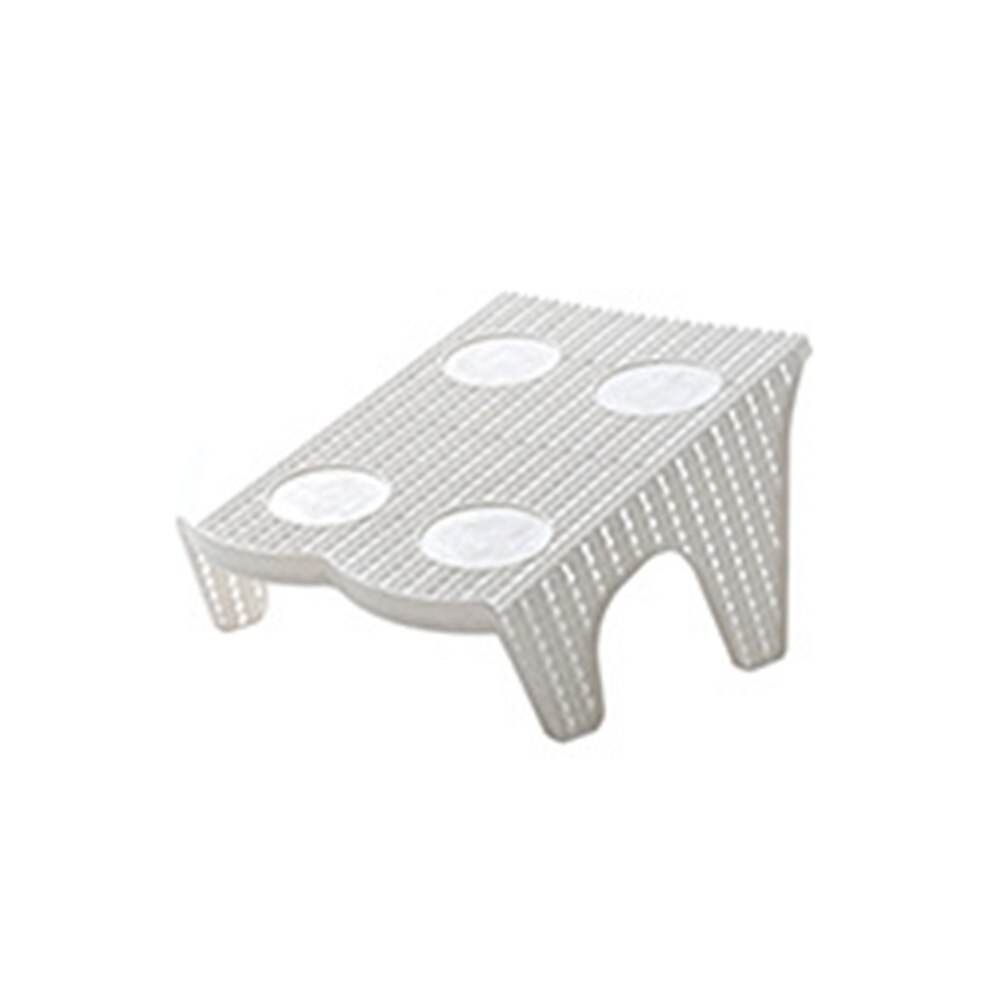 1Pcs Shoe Slots Double Layer Plastic Space Saver Holder Shoes Storage Box Organizer Stand Holder Household Organizer Supplies: White