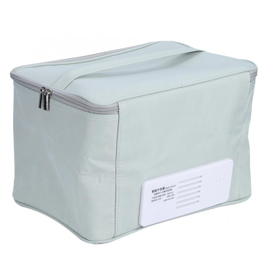 UV Light Cleaner Mini Portable UV Light Ultraviolet Cleaner Box Foldable Clothes Storage Drying Bag for Business Travel 110-240V