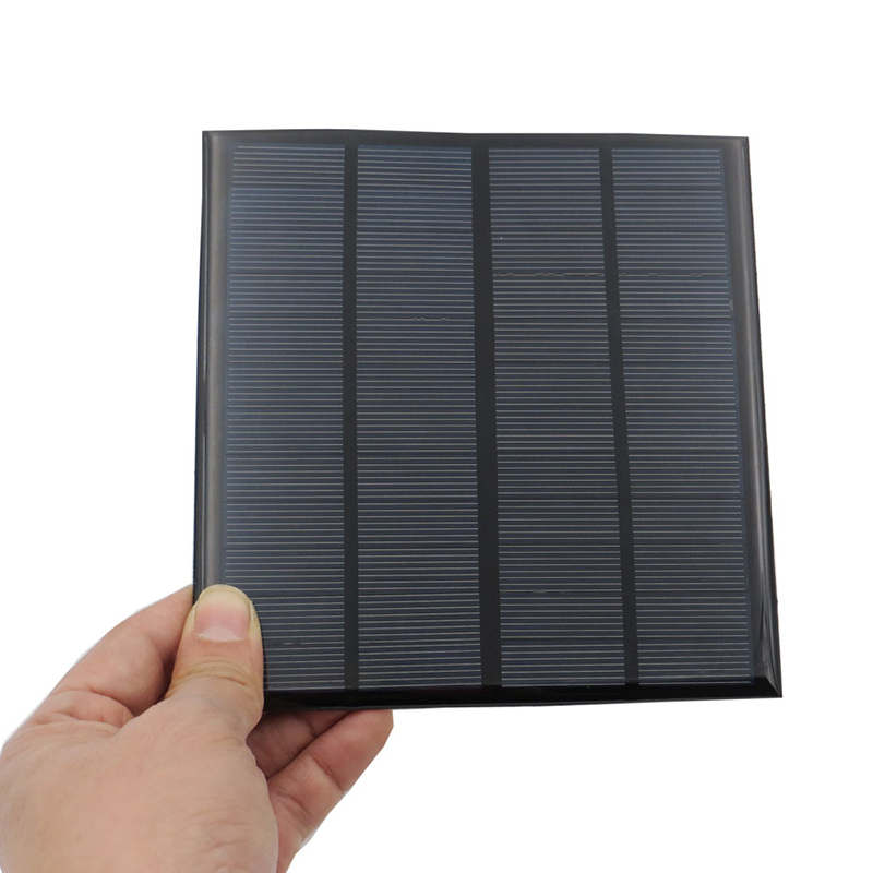 3W 12V Mini Solar Panel DIY Polysilicon Solar Charger for Home Office Outdoor Activity --M25