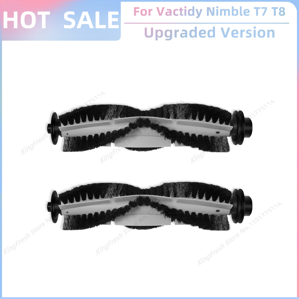 Compatibile con ricambi e accessori per il robot aspirapolvere Vactidy agile T7 T8 Spazzola laterale principale Filtro Hepa Panno per la pulizia: Grigio chiaro