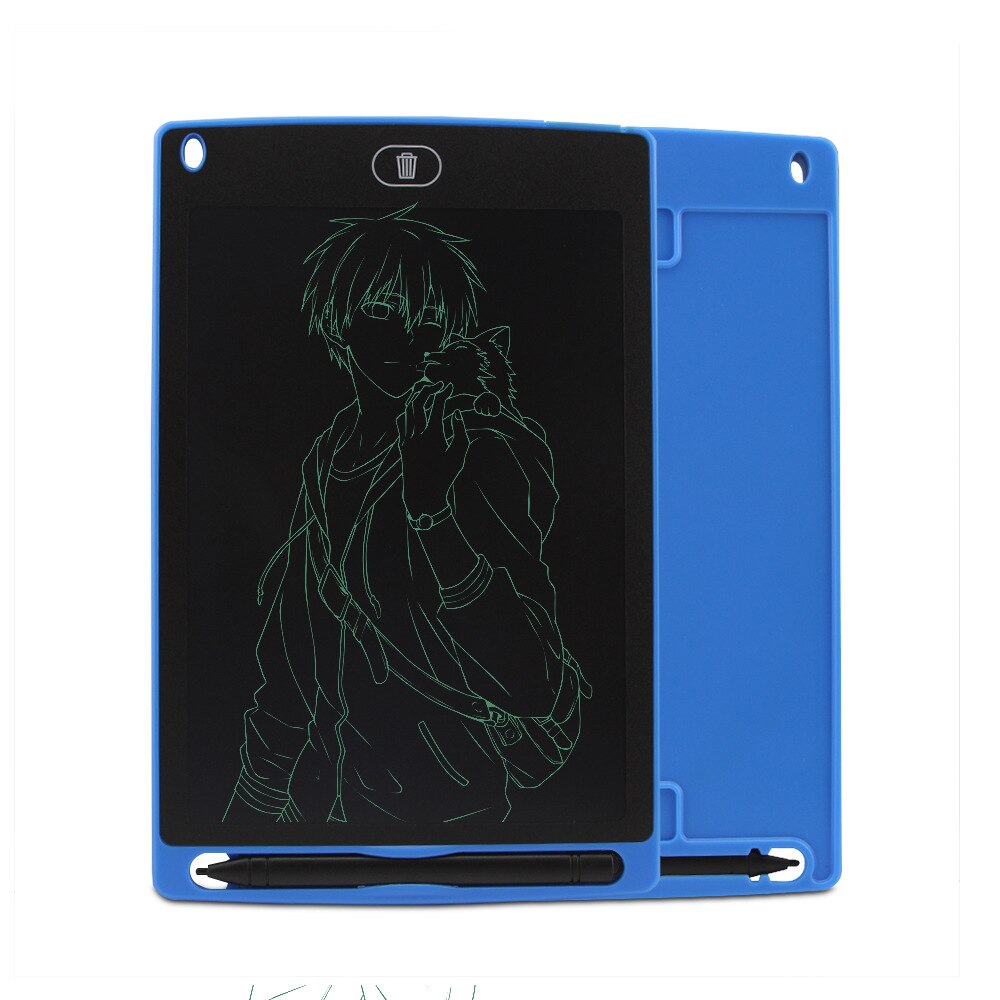 Smart Writing Tablet LCD Writing Tablet Electronic Notepad Includes Drawing Board and Stylus, 4.5 Inches Office Gadgets: 8.5inch Blue