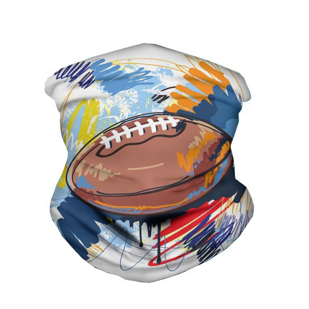 Europa och usa sort turban basket fotboll baseball rugby utskrift magisk mask halsduk pannband sport: R