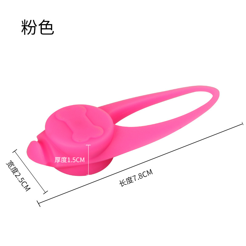 Collier LED pour chien, pendentif de sécurité, lumière clignotante, lumière clignotante dans la nuit, étiquettes lumineuses fluorescentes, fourniture pour animaux de compagnie: pink